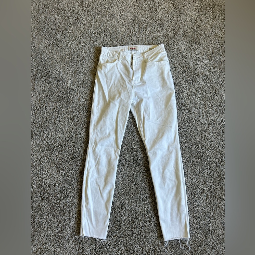 Wrangler White Skinny Jeans Size 6